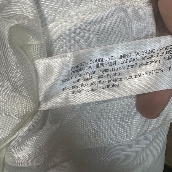 Zara Blue Tweed Double Breasted Boucle Blazer Sz S Blogger Fave Classic Preppy - Picture 9 of 10